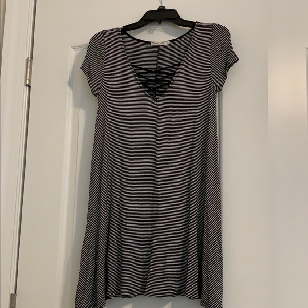 Casual Striped swing dress